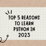 TOP 5 REASONS TO LEARN PYTHON IN 2023
